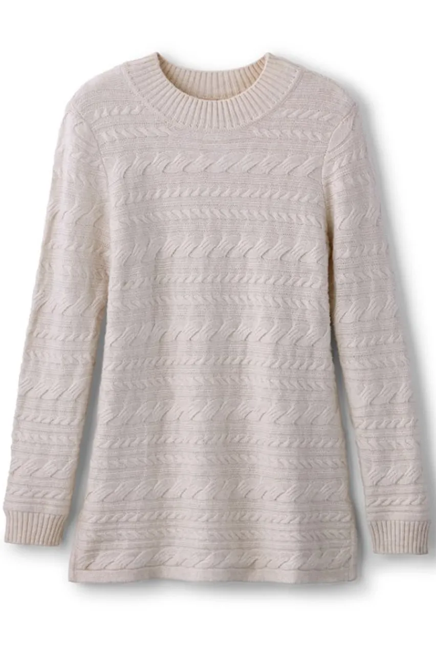 Fashion Alena Cable Sweater Tunic Tops | Sweaters & Cardigans