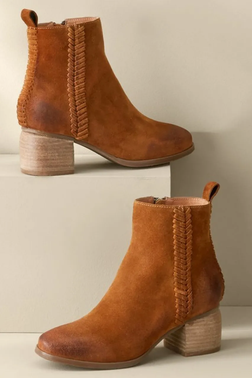 Hot Antelope Nila Braid Bootie Shoes