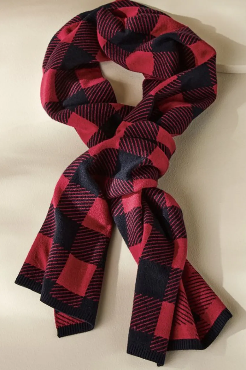 Clearance Bera Plaid Scarf Scarves & Wraps