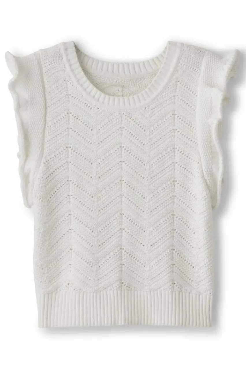 Outlet Celina Flutter Sleeve Sweater Tops | Sweaters & Cardigans