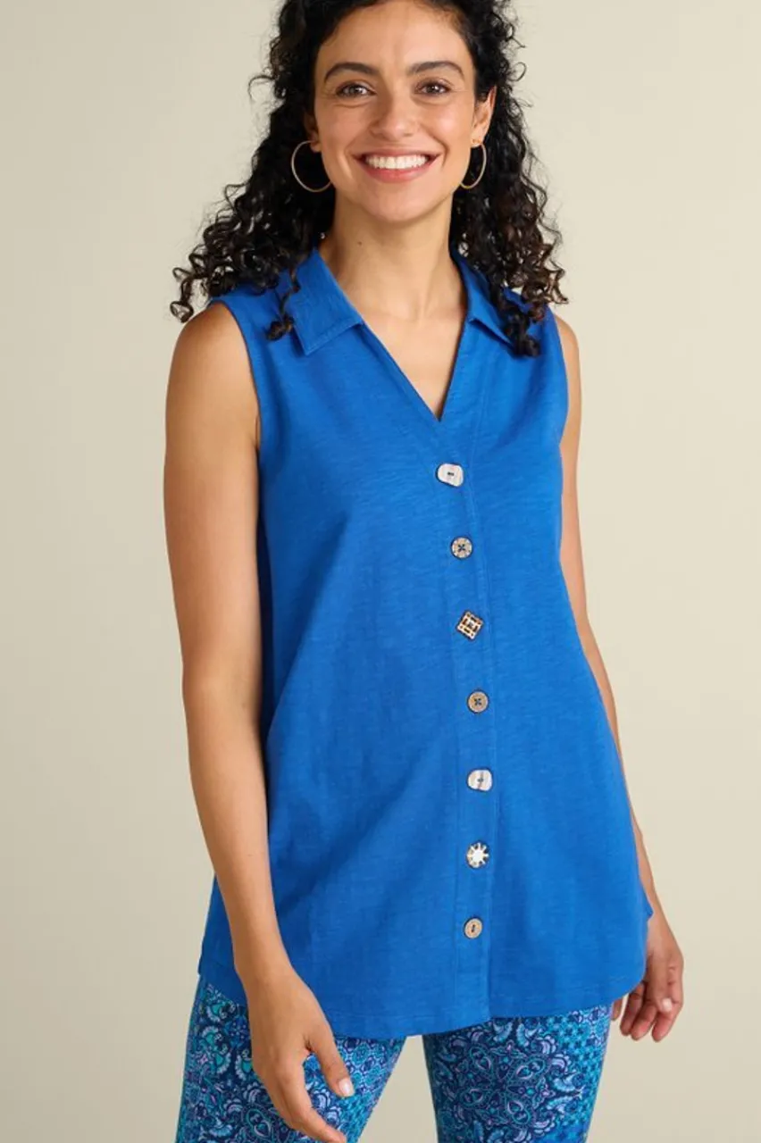 Shop Danielle Sleeveless Tunic Tops | Tunics & Leggings