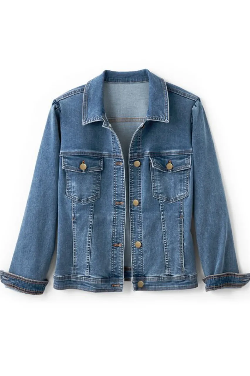 Clearance Diana Shapely Denim Jacket Toppers | Jackets & Coats