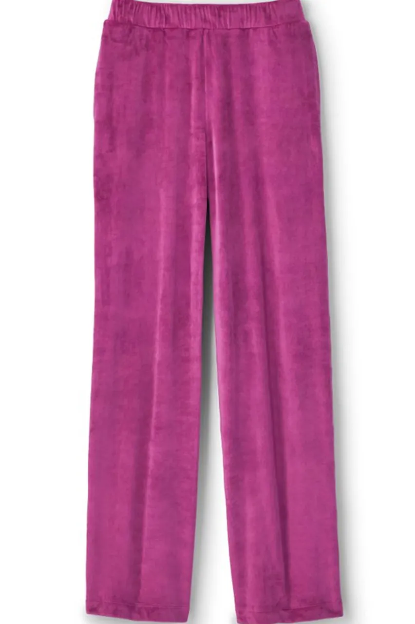 Clearance Dixie Velour Wide Leg Pants Pants