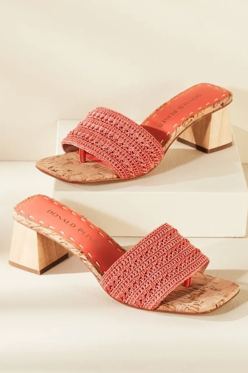 Clearance Donald Pliner Nayla Crochet Slide Shoes