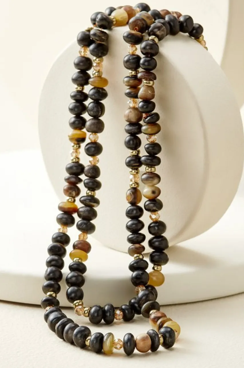 Sale Ebony Beaded Necklace Jewelry | Necklaces