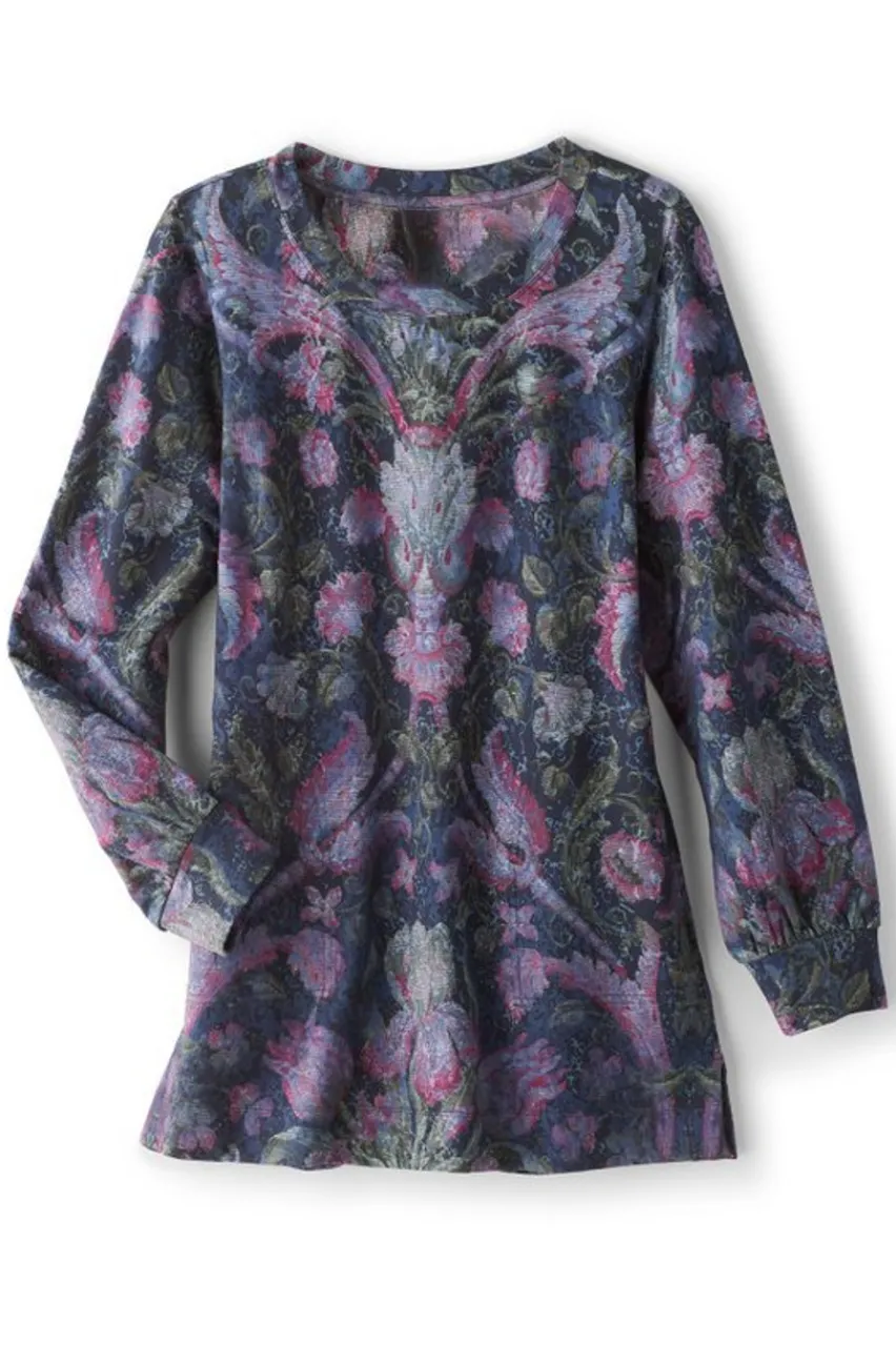 New Edith French Terry Tunic Tops