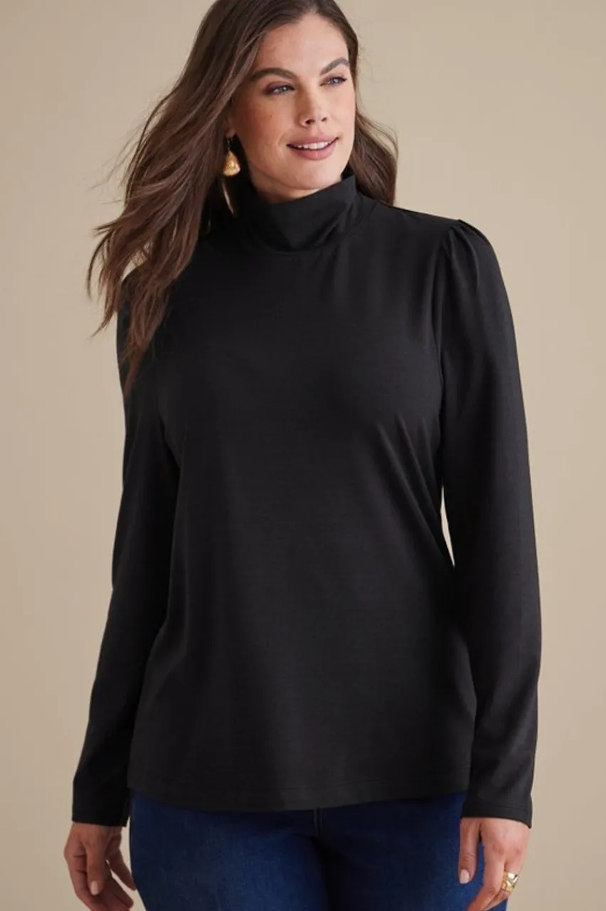 Hot Emme Turtleneck Top Tops