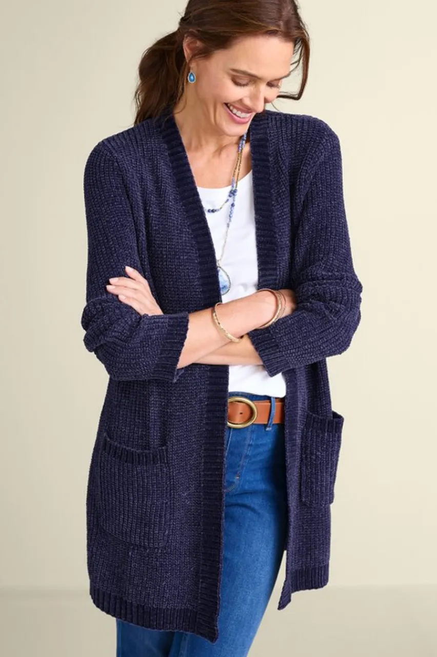 Outlet Faith Chenille Cardigan Sweaters & Cardigans