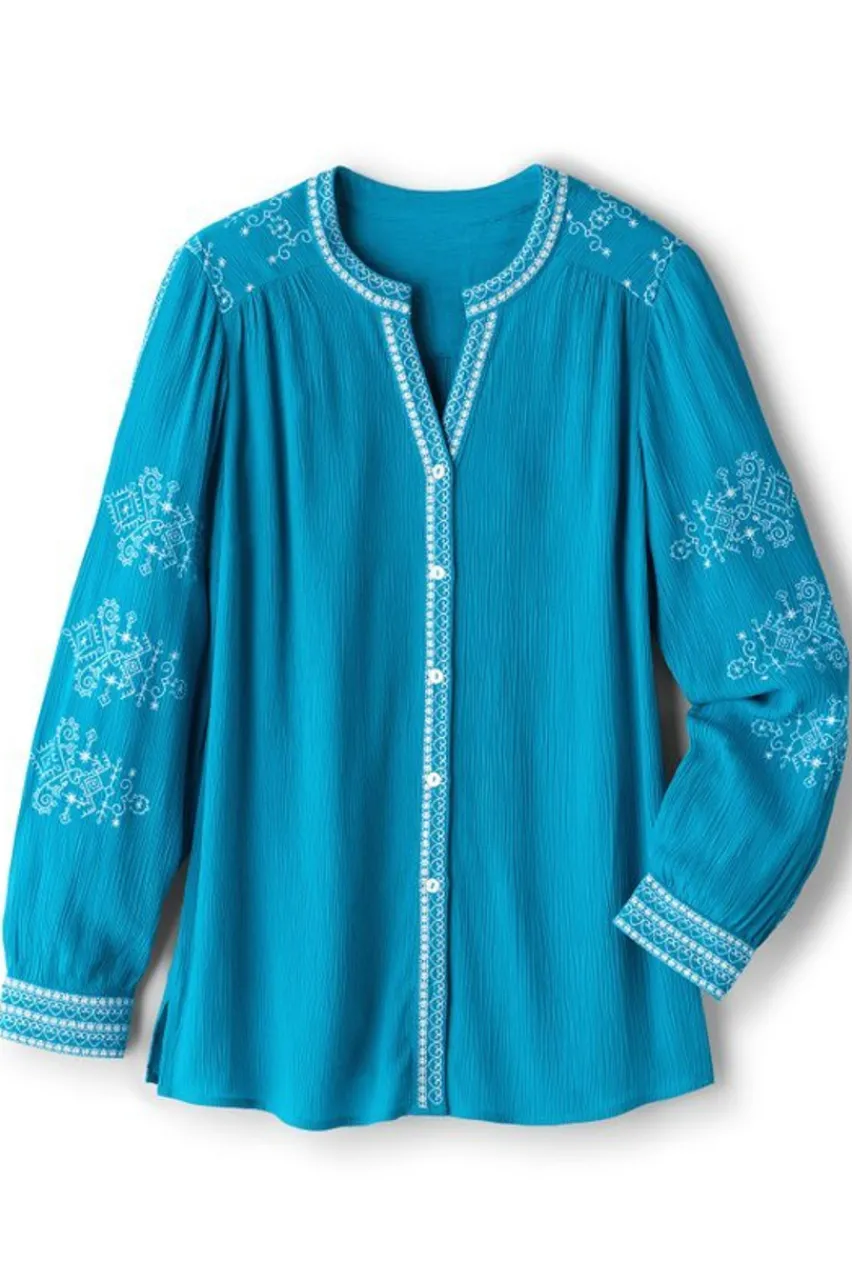 Sale Imane Gauze Tunic Tops | Tunics & Leggings