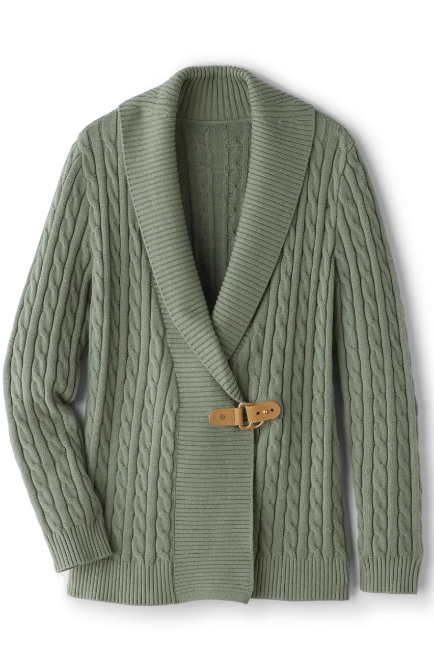 Sale Ivey Cable Knit Cardigan Tops | Sweaters & Cardigans