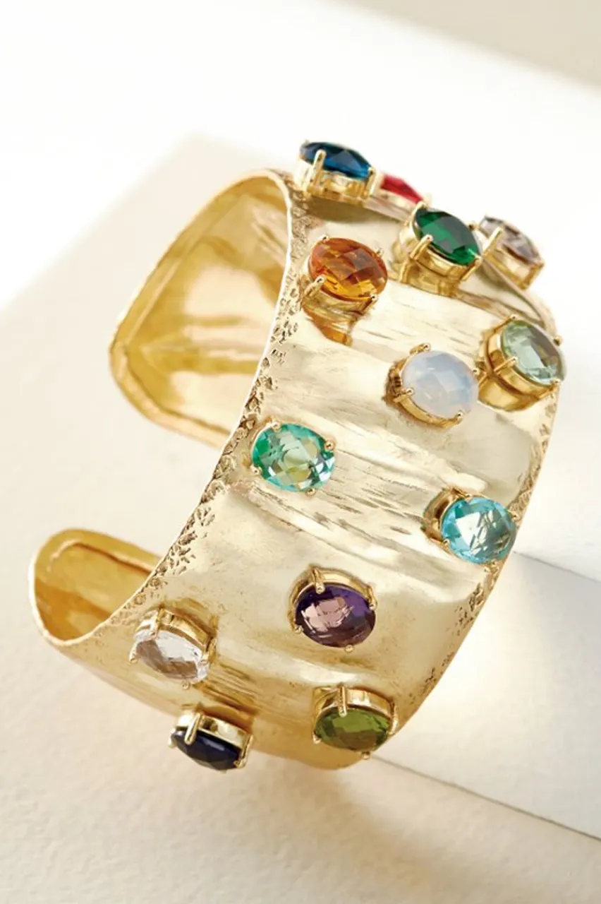 Best Sale Jemma Crystal Cuff Jewelry | Bracelets