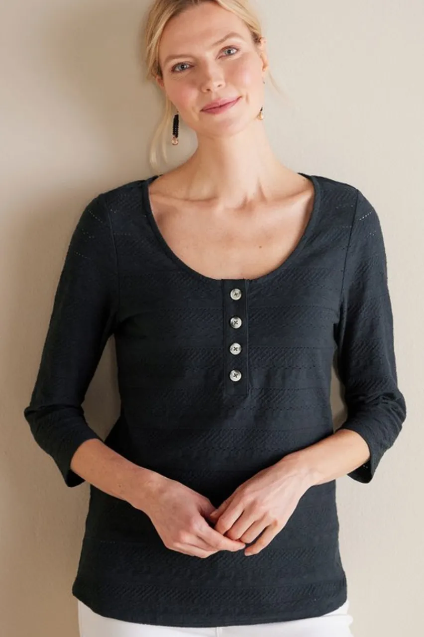 Cheap Jude Textured Top Tops