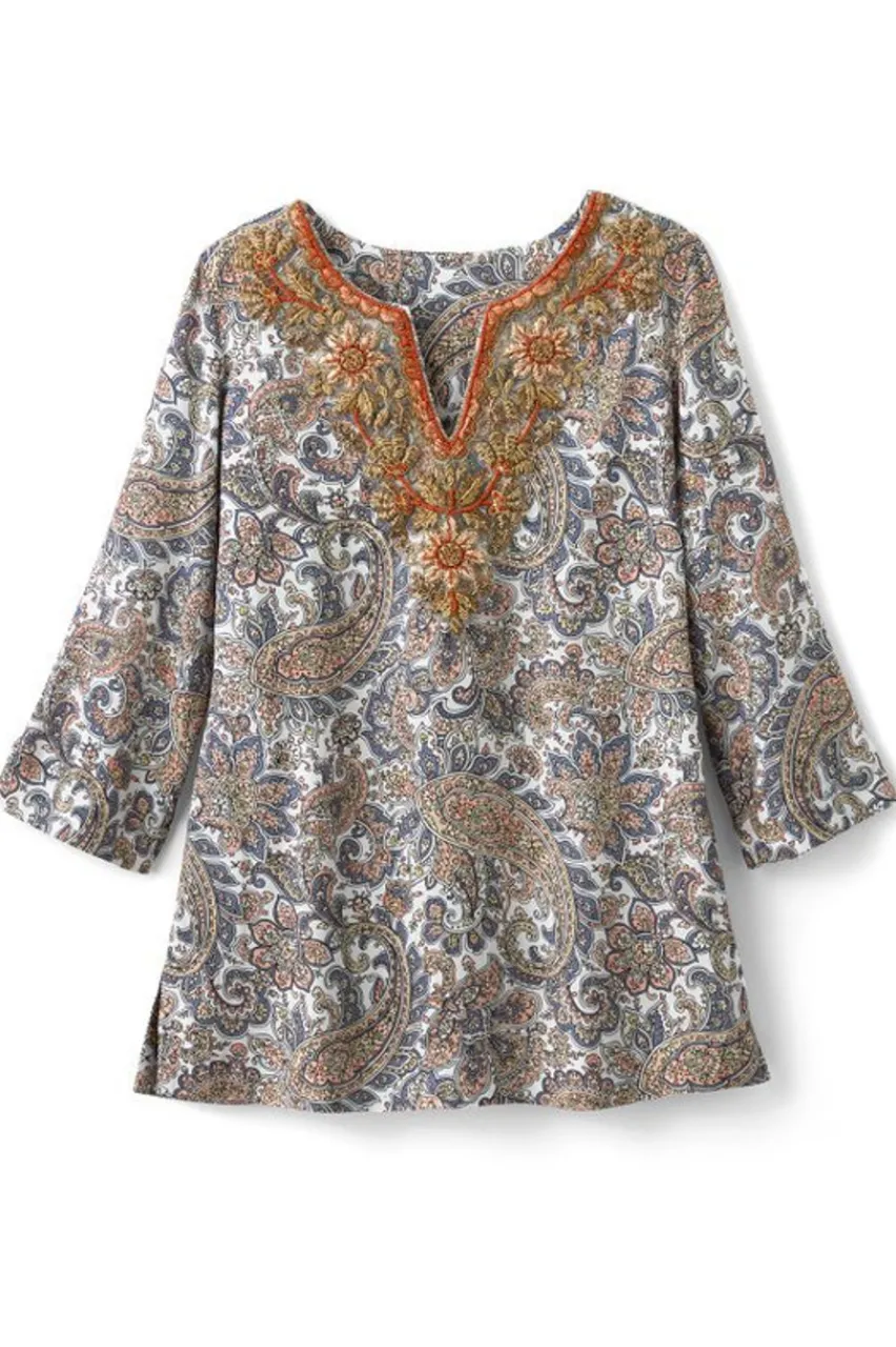 Discount Kaimana Embellished Tunic Tops | Tunics & Leggings