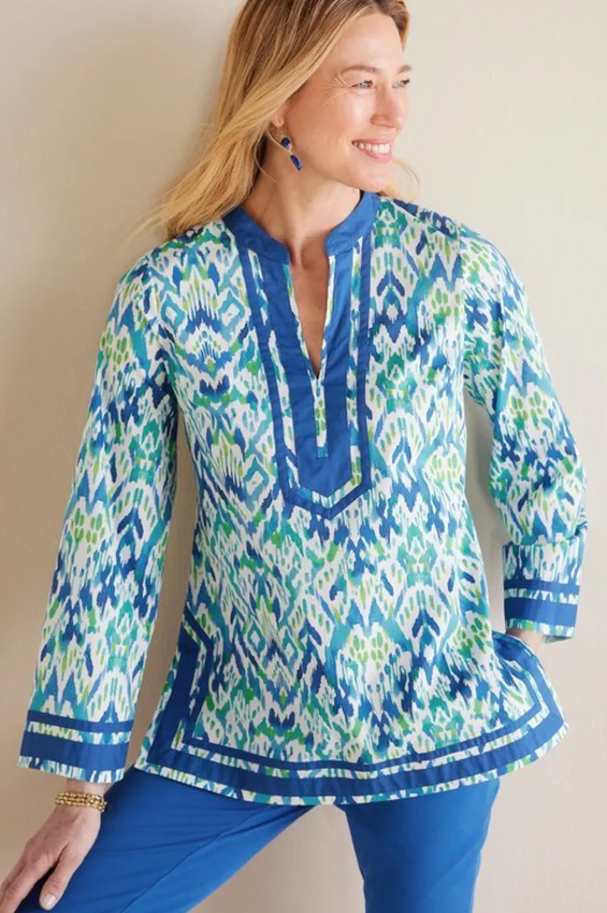 Clearance Kirti Ikat Tunic Tops