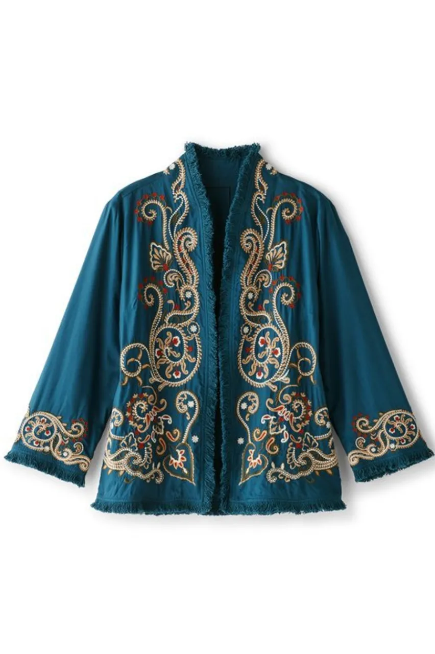 New Kiruna Embroidered Jacket Jackets & Coats