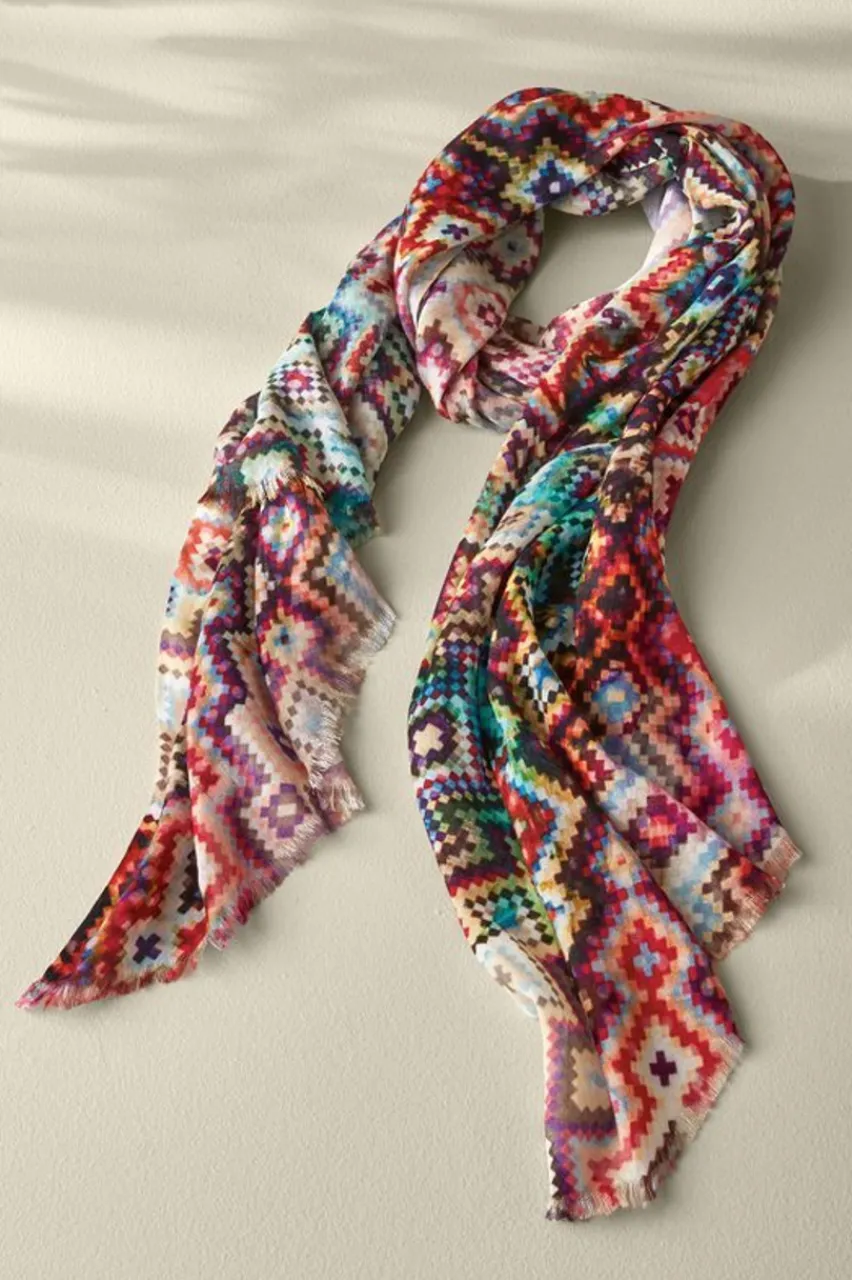 Best Sale Kristin Kaleidoscope Scarf Jewelry | Scarves & Wraps