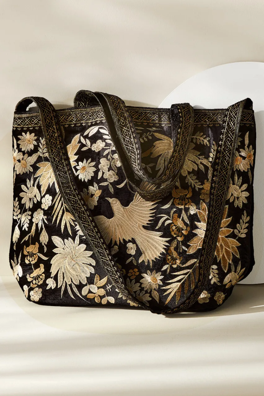 Best Lenora Embroidered Tote Handbags