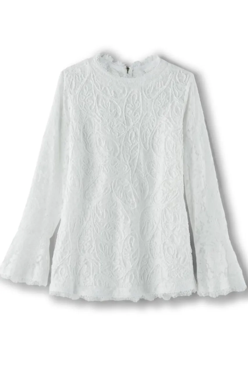 Cheap Lilith Lace Top Tops