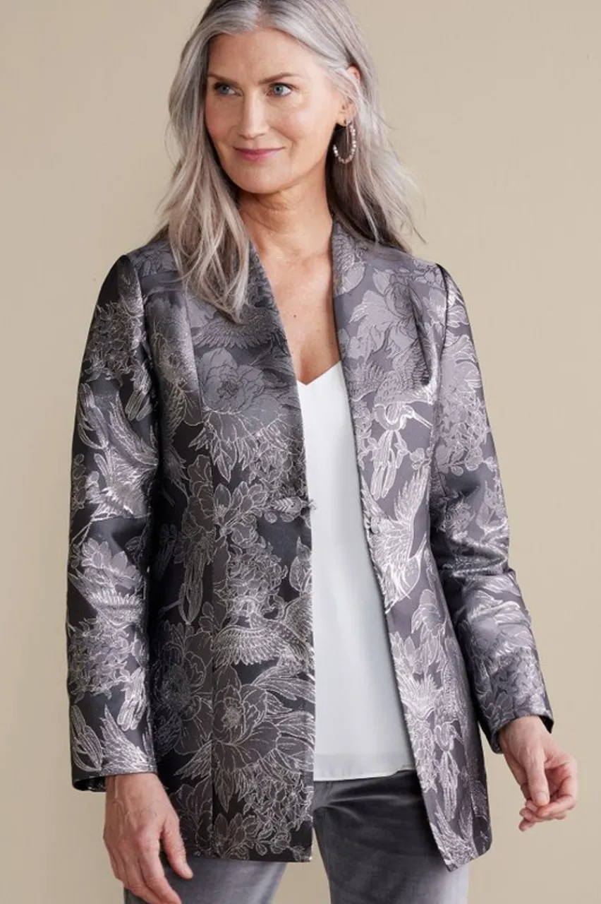 Shop Lismore Jacquard Jacket Jackets & Coats