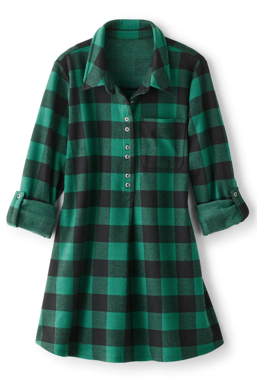 Discount Mad About Plaid Tunic Tops | Tunics & Leggings