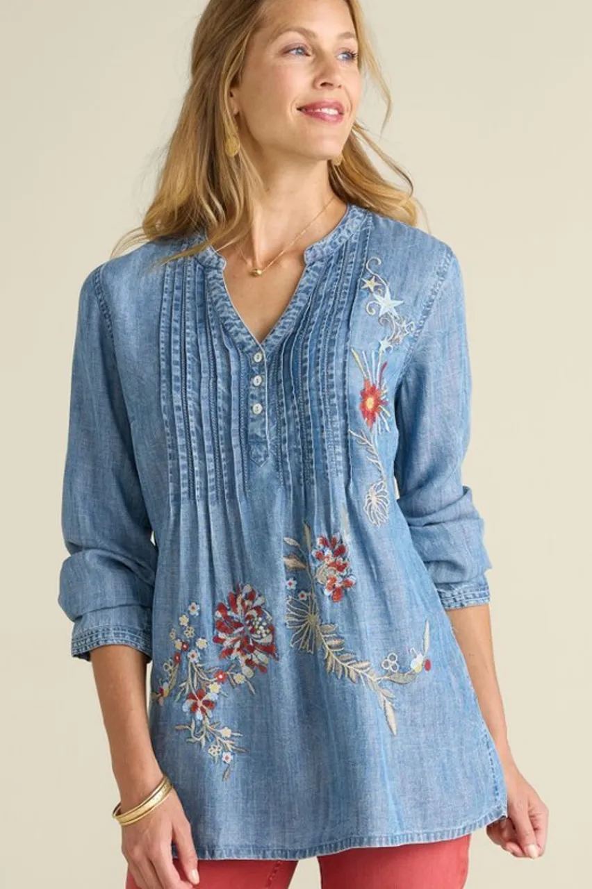 Hot Maddie Tencel™ Tunic Tops