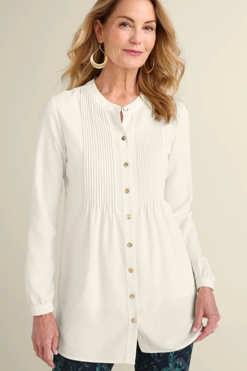 Shop Makara Button Tunic Tops