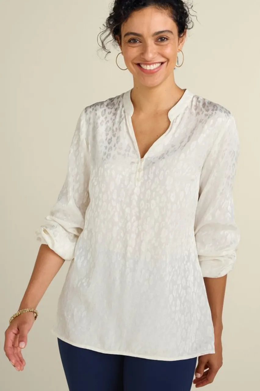 Online Mirasol Jacquard Tunic Tops