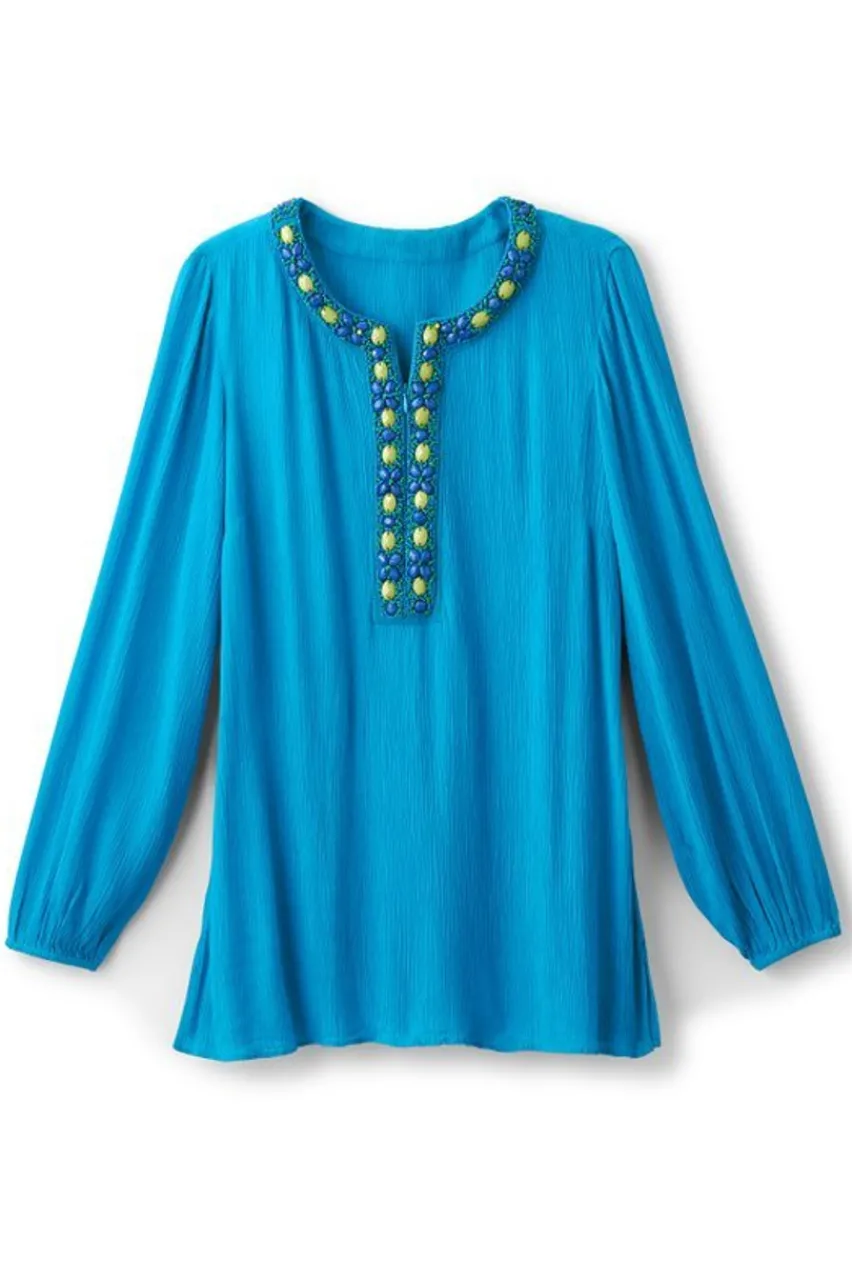 Best Sale Nellie Gauze Tunic Tops