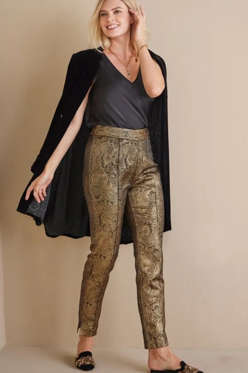 Discount Nevina Jacquard Trouser Pants