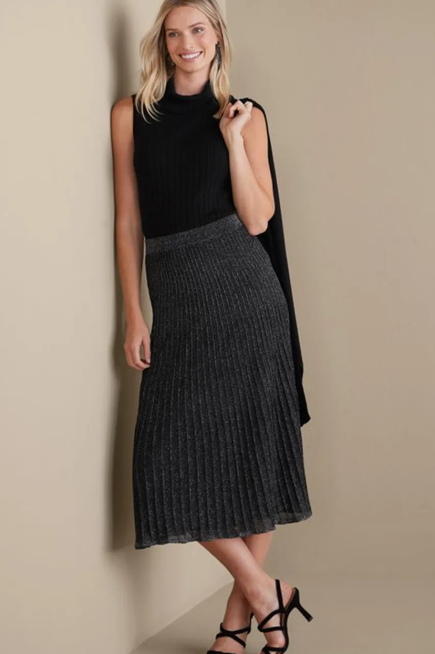 Flash Sale Nisha Knit Pleated Skirt Skirts