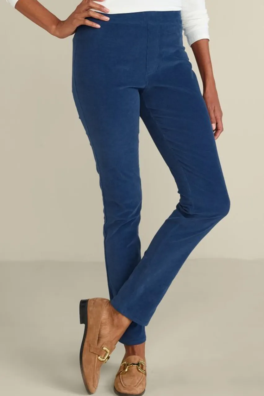 Discount Rockland Corduroy Slim Leg Pull On Pants Pants