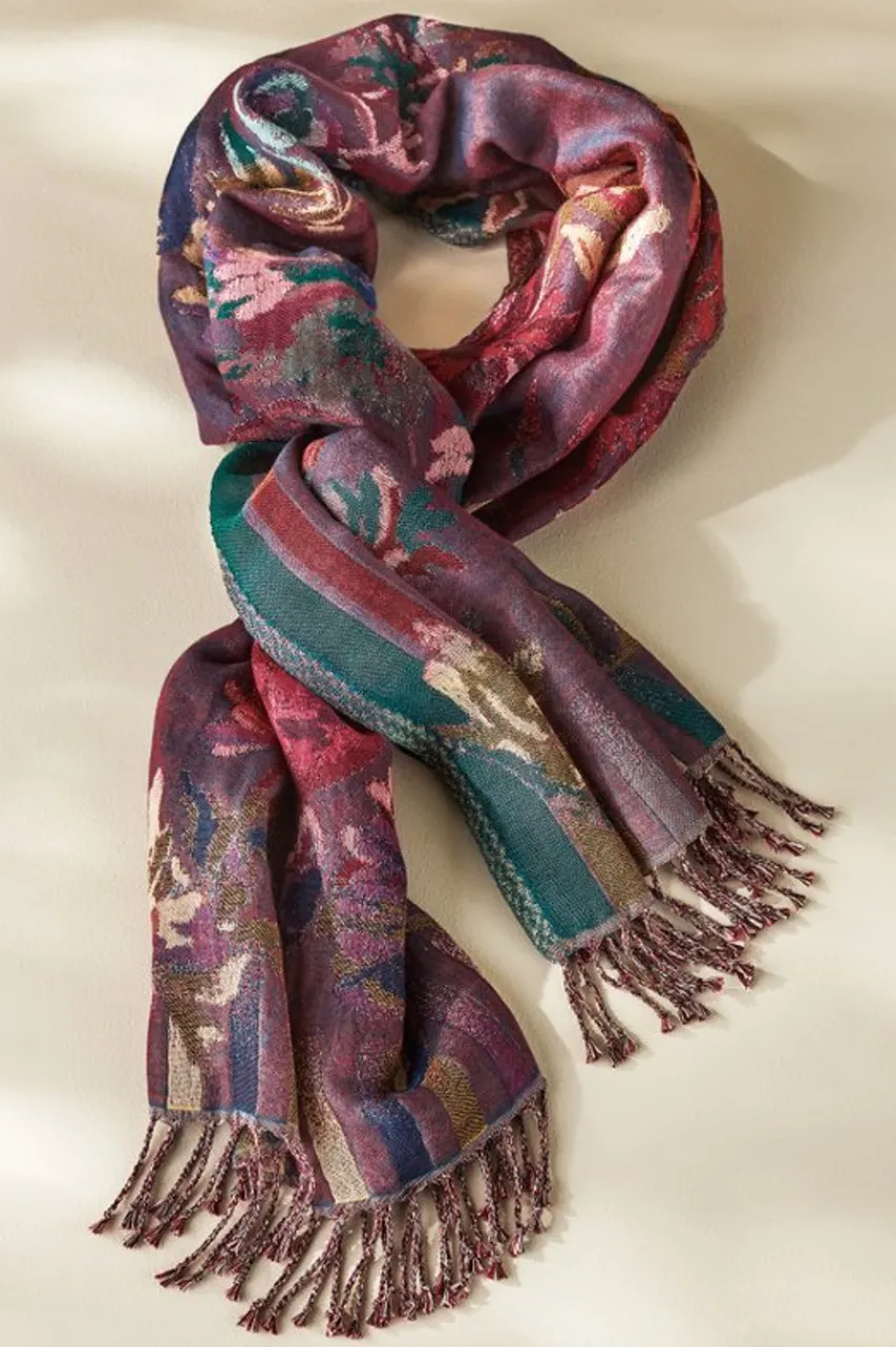 Hot Rosy Reversible Scarf Scarves & Wraps