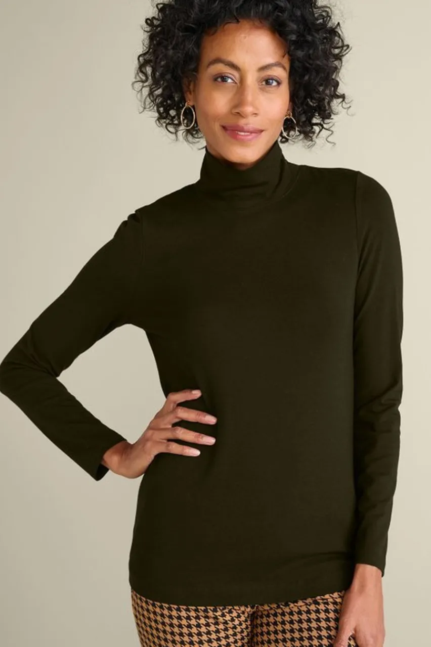 Best Sandie Knit Turtleneck Tops