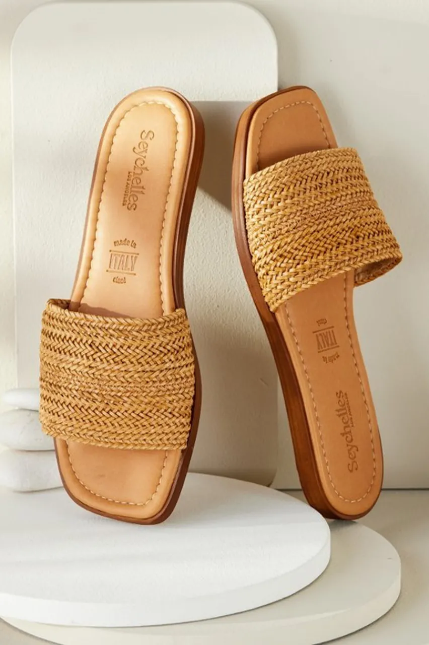 Online Seychelles Palms Perfection Woven Slide Shoes