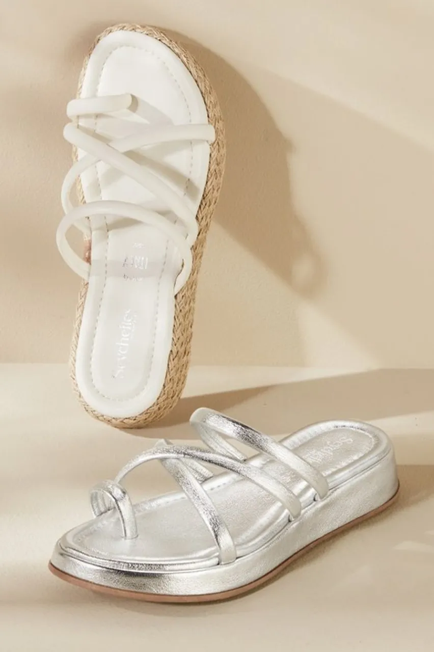 New Seychelles Rule The World Strappy Slide Shoes