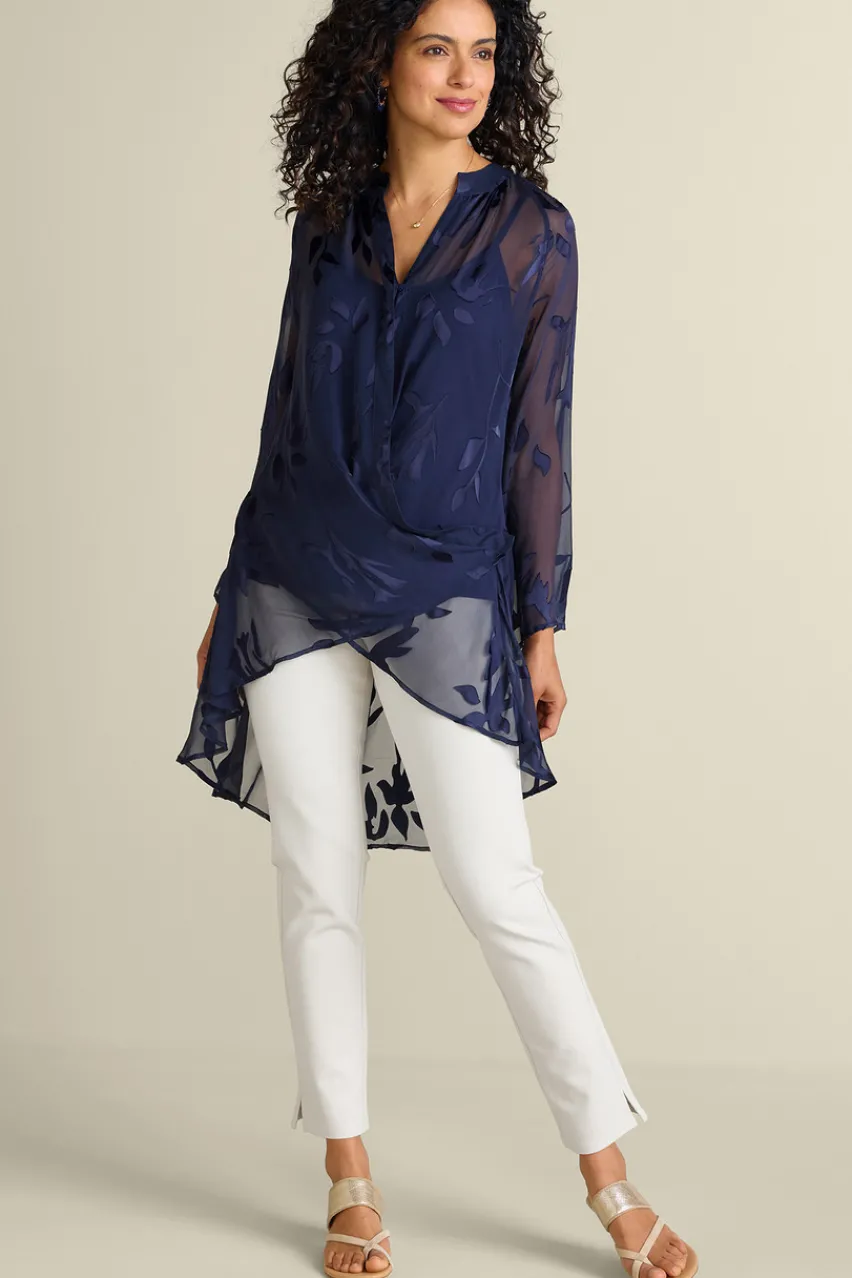 Best Sale Silk Convertible Shirt & Cami Tops