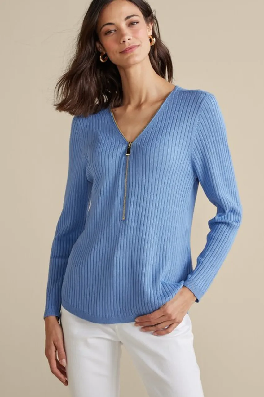 Sale Soft Essential Ribbed Valentina Sweater Tops | Sweaters & Cardigans