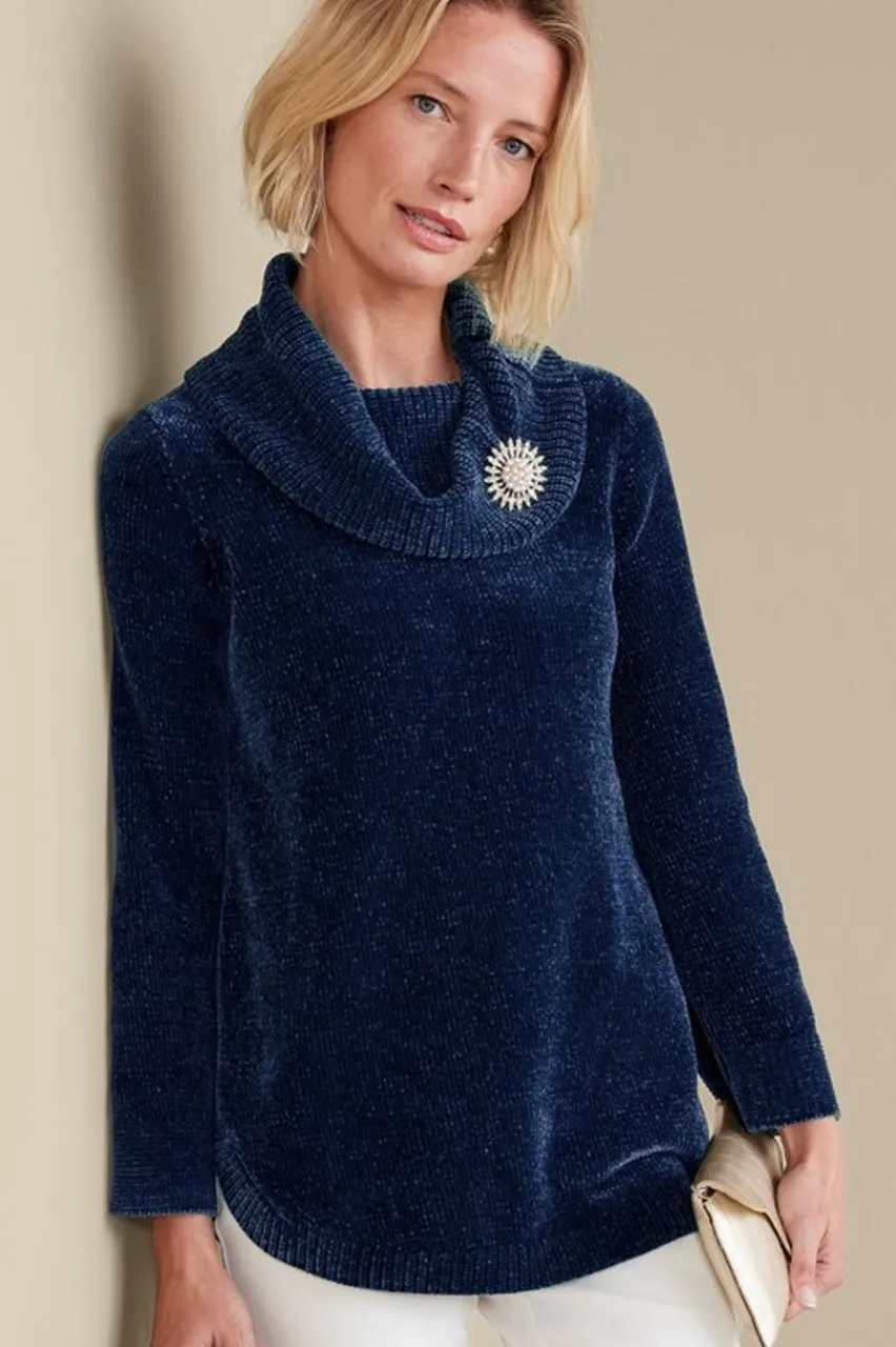 Outlet Soft Winds Chenille Tunic Sweater Tops | Sweaters & Cardigans