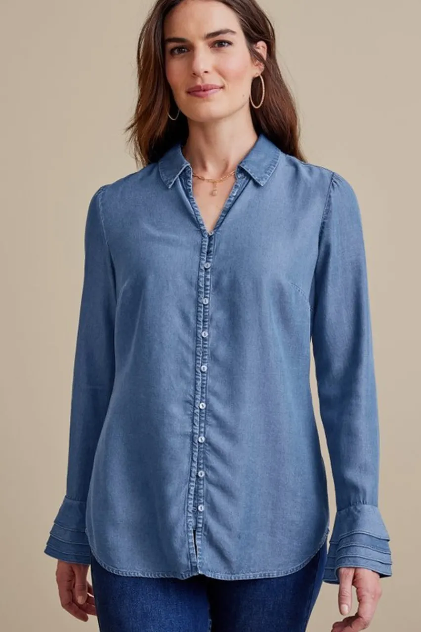 Outlet Sonnet Tencel™ Shirt Tops