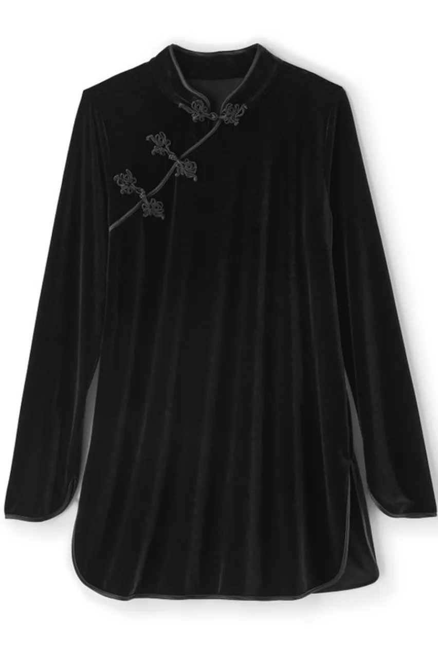 Online Tai Velvet Tunic Tops