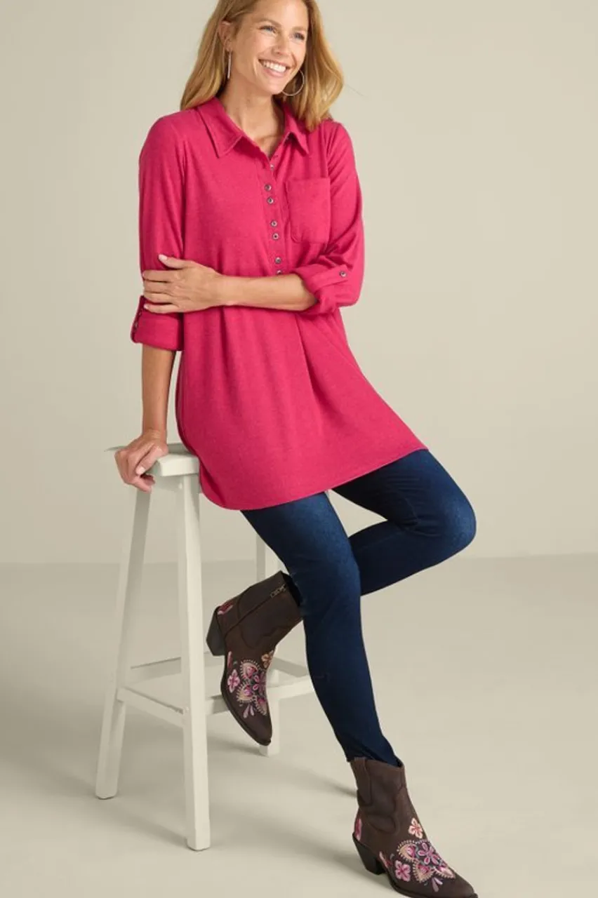 Hot Take It Easy Tunic Tops