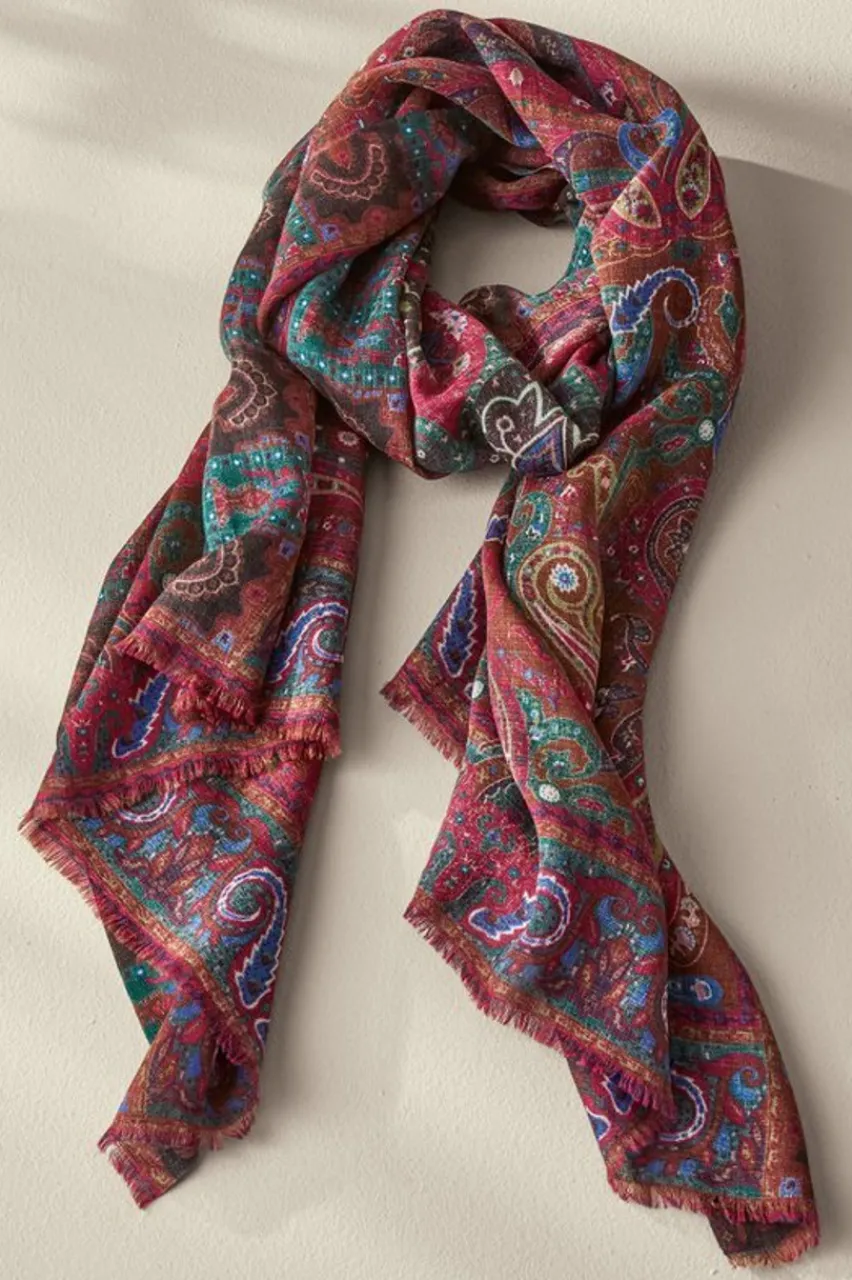 New Tamara Paisley Scarf Scarves & Wraps