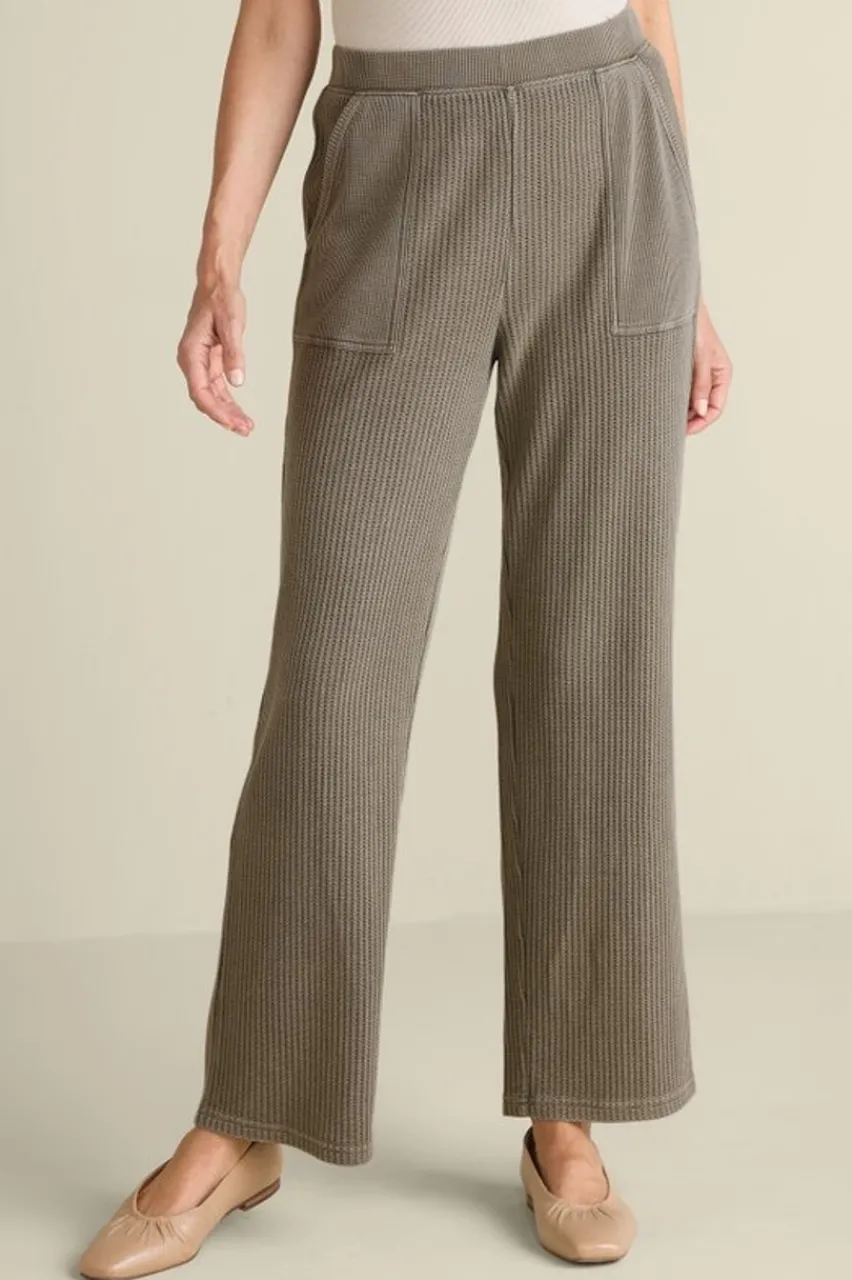 Shop Vala Waffle Pull-On Pants Pants