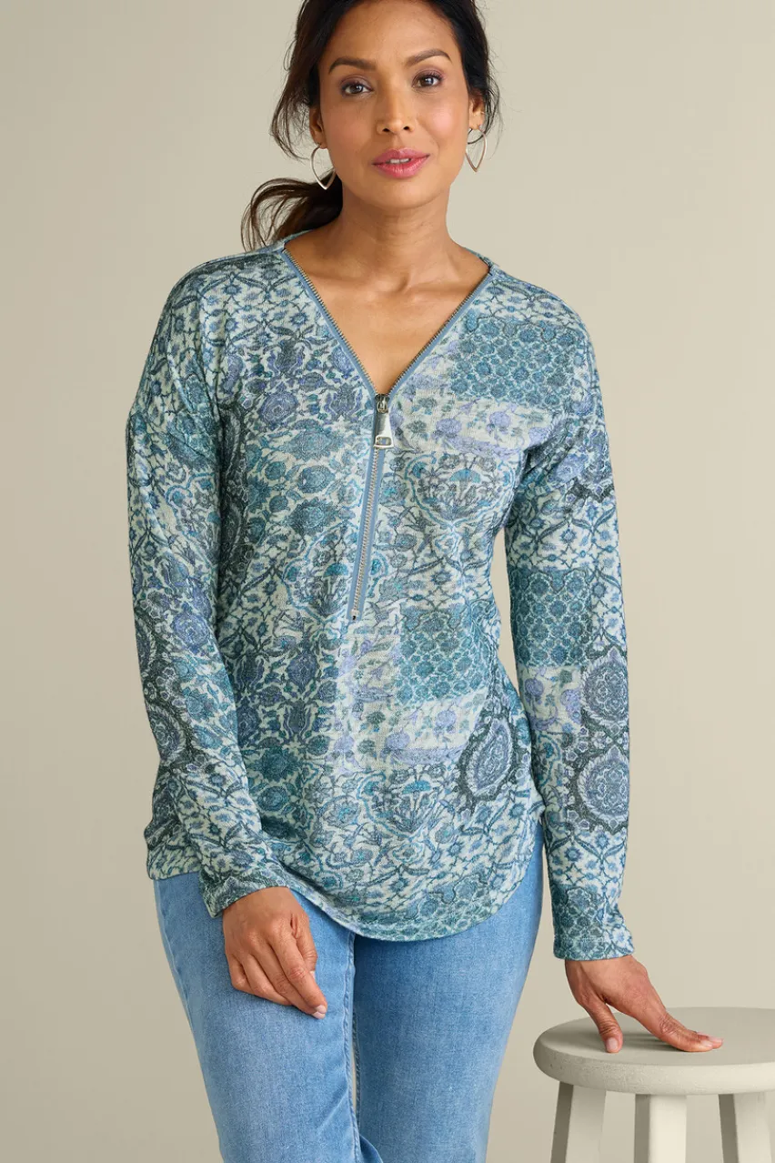 Discount Valentina Zip Sweater Tops | Sweaters & Cardigans